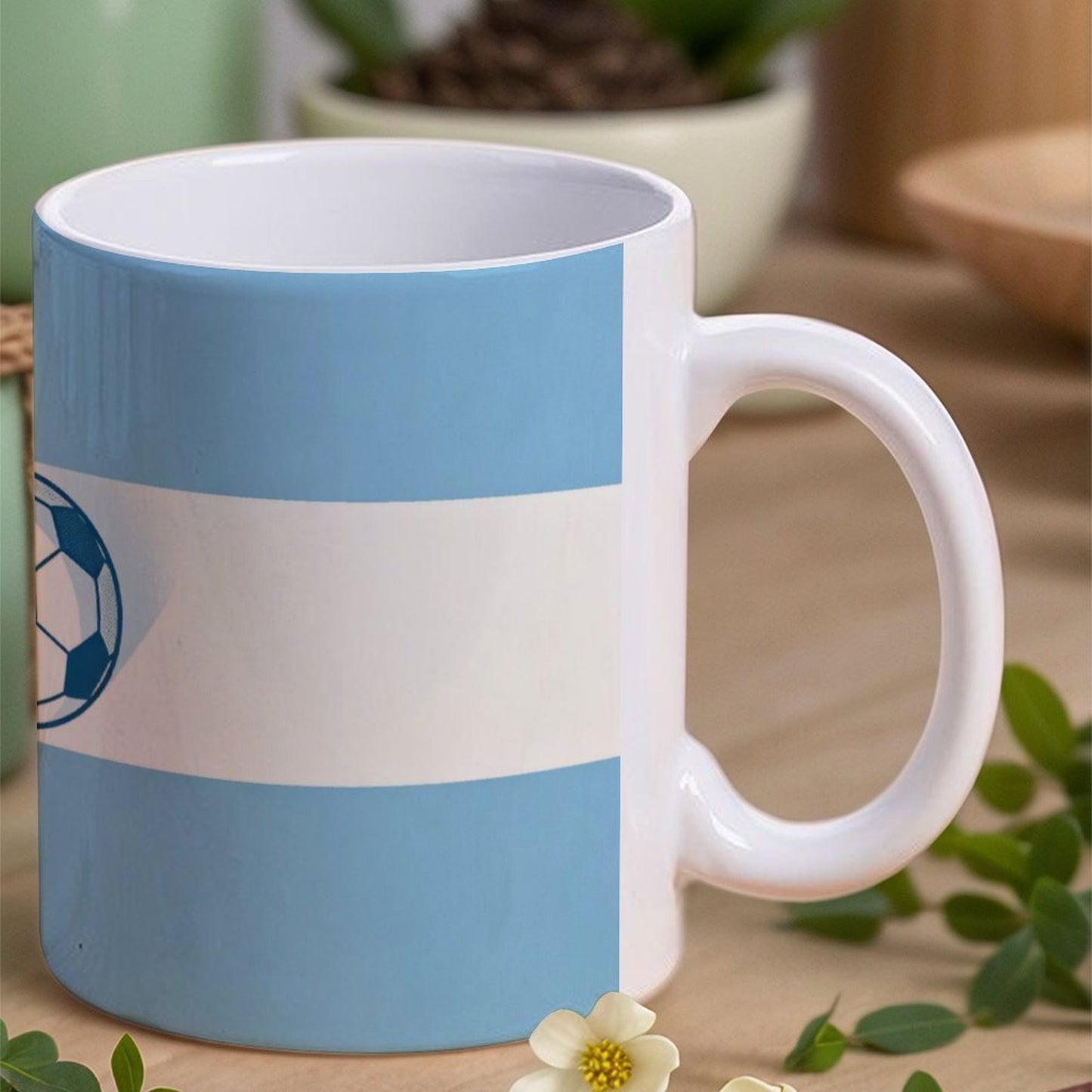 11Oz White Mug World Cup National-Agentina Graphic Coffee Mug, 11oz Ceramic Daily Drink Cup