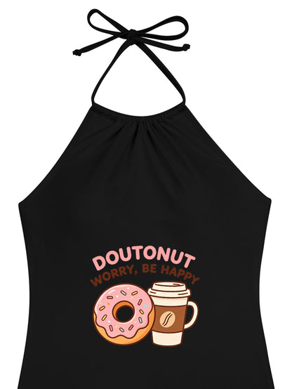 Cute Graphic Swimsuit Set, Women's Two Piece Bathing Suit for Beach & Vacation