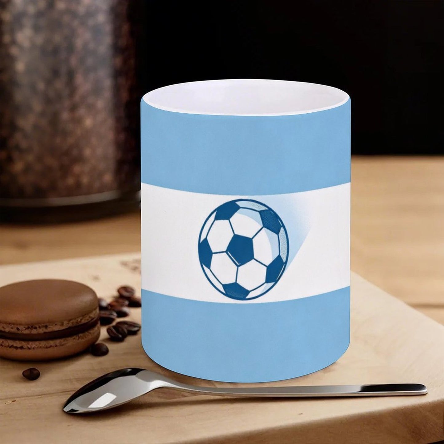 11Oz White Mug World Cup National-Agentina Graphic Coffee Mug, 11oz Ceramic Daily Drink Cup