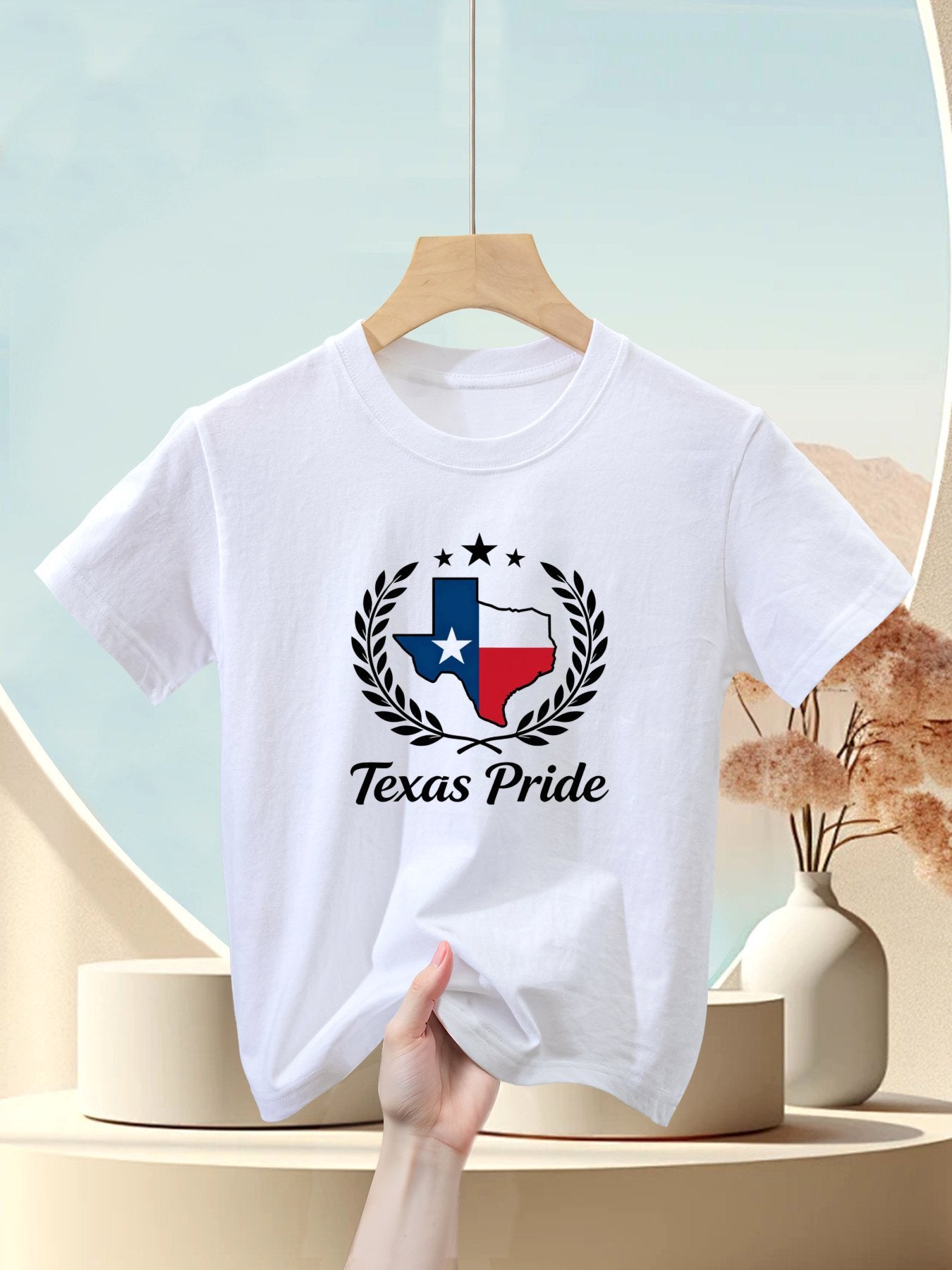 USA 250th. State Pride  Kids Cute Graphic Cotton T-Shirt, Boys Girls Casual Short Sleeve Tee