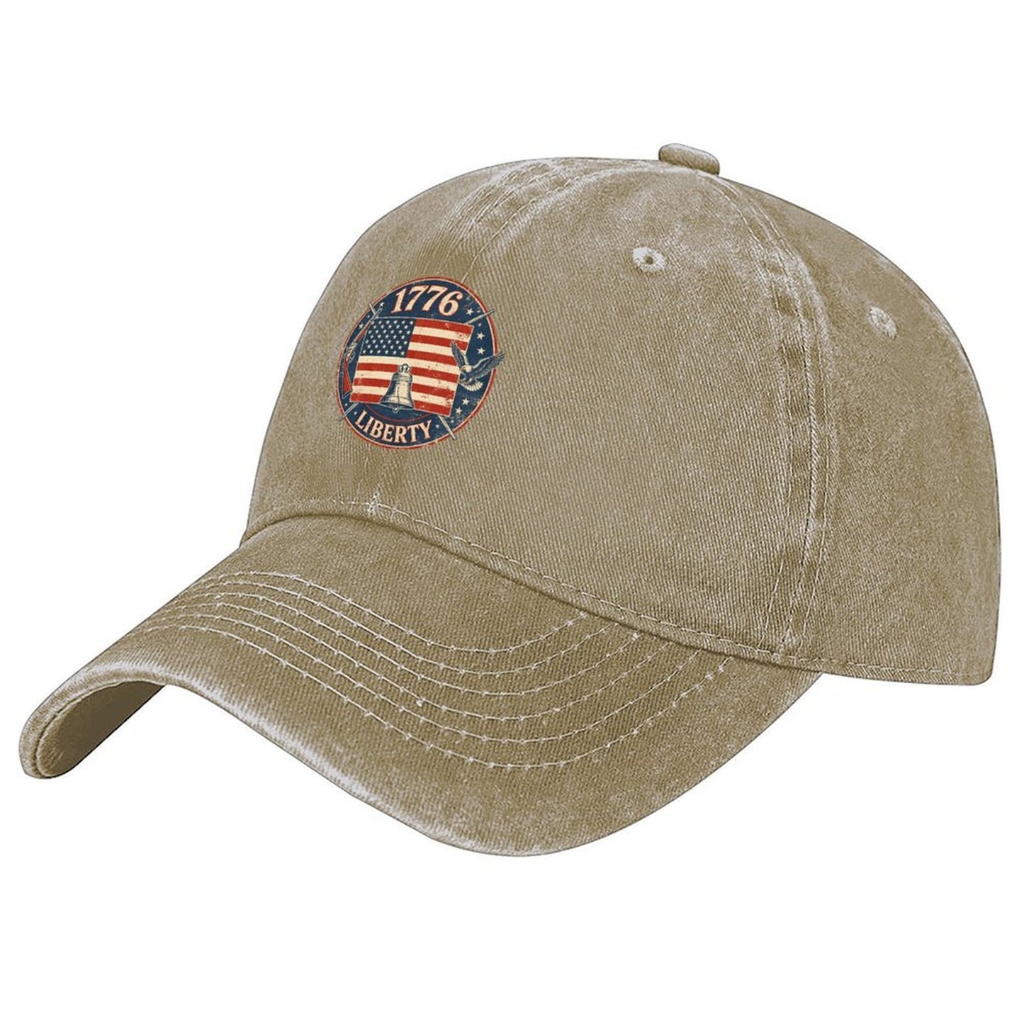 Custom Photo & Text Washed Denim Western Cowboy Hat Unique Personalized Design Hat for Gift & Collection