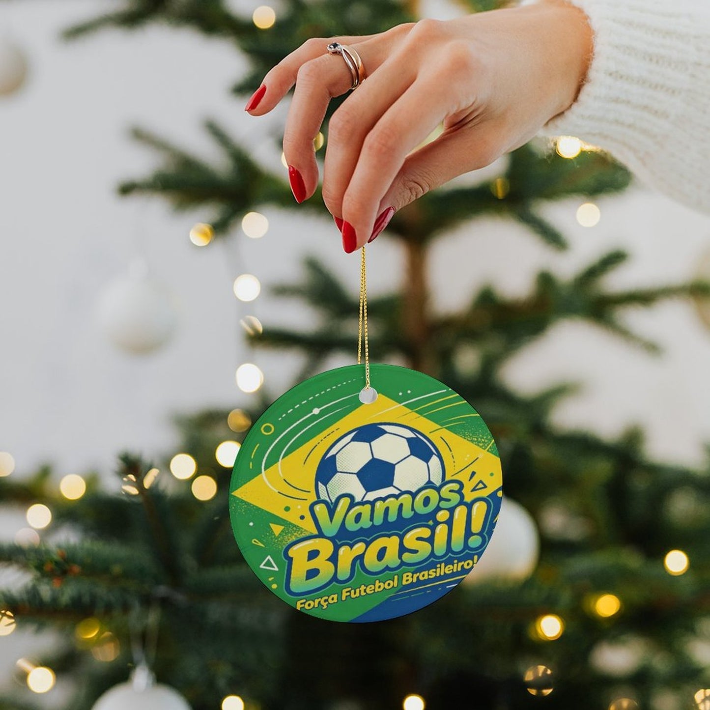 World Cup 2026 Custom Circular Pendant Necklace, One Size Fashion Accessory