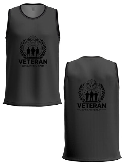 Custom Adult Basketball Jersey Personalized Print Basketball Top, USA 250th. Veteran Graphic