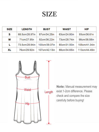 Personalized Print Women Sling Pajama Breathable Soft Sleep Set, Cami Sleepwear Elegant Ladies Home Night Clothes